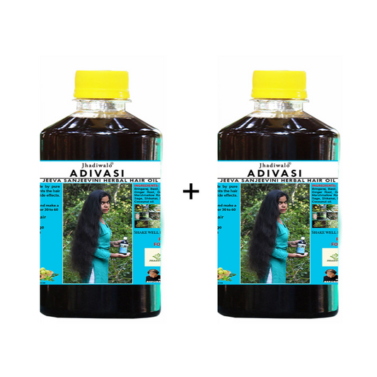 Jhadiwalo Adivasi Jeeva Sanjeevini Herbal Hair Oil - 1000ML